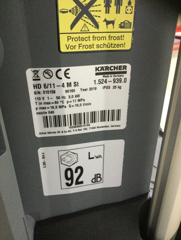 Used Kärcher High pressure cleaner HD 6/11-4M St - Image 4